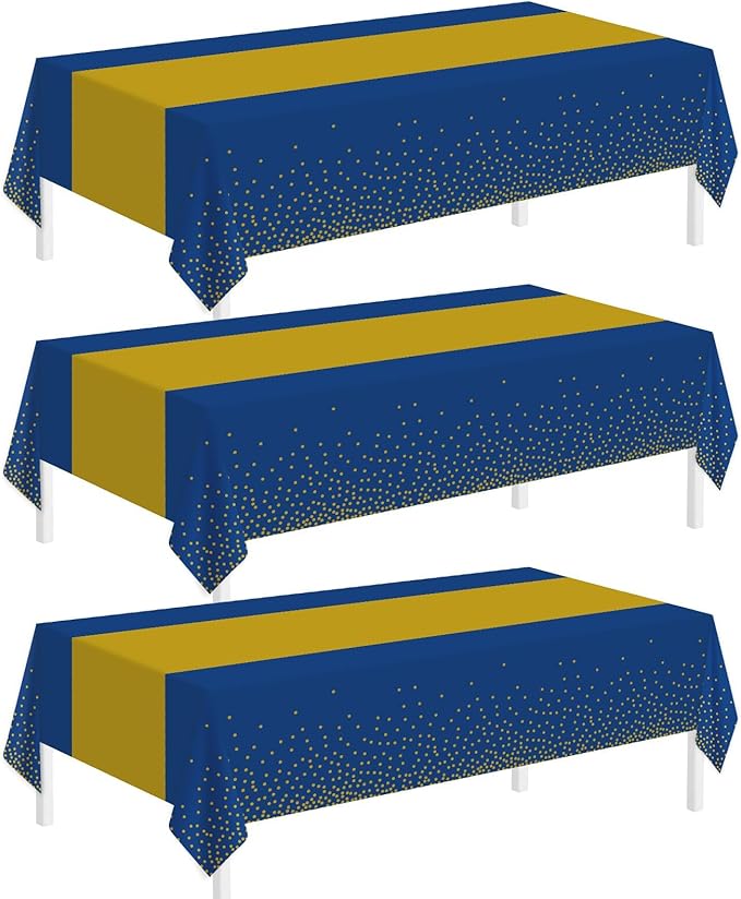 Childom 3 Pack Graduation Tablecloth,Graduation Decorations Class of 2