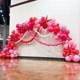 YMSZ Red and Pink Balloons Arch Kit, Valentines Balloons Arch,134pcs