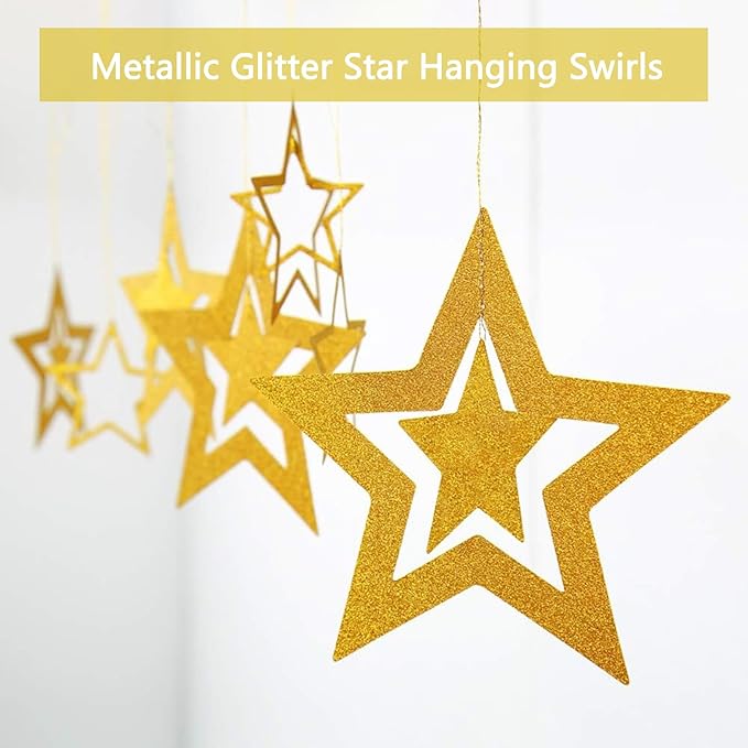 Black Gold Birthday Decorations Gold Party Decorations Set with