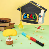 Graduation Piñata Graduation Cap Piñata with Blindfold Bat Tassel