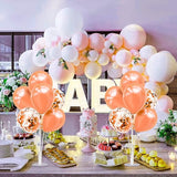 Rose Gold Balloon Stand Centerpiece Table Decorations for Birthday