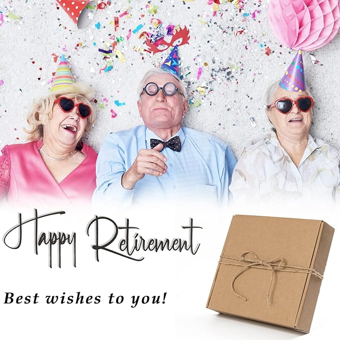 Retirement Gifts for Women Men Retirement Party Decoration Best