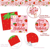 Berry First Birthday Decor Strawberry 1st