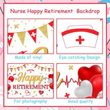 Nurse Retirement Party Decorations Nurse Happy Retirement Backdrop