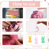 8PCS Easter Decorations Set Includes Happy Easter Banner Hanging