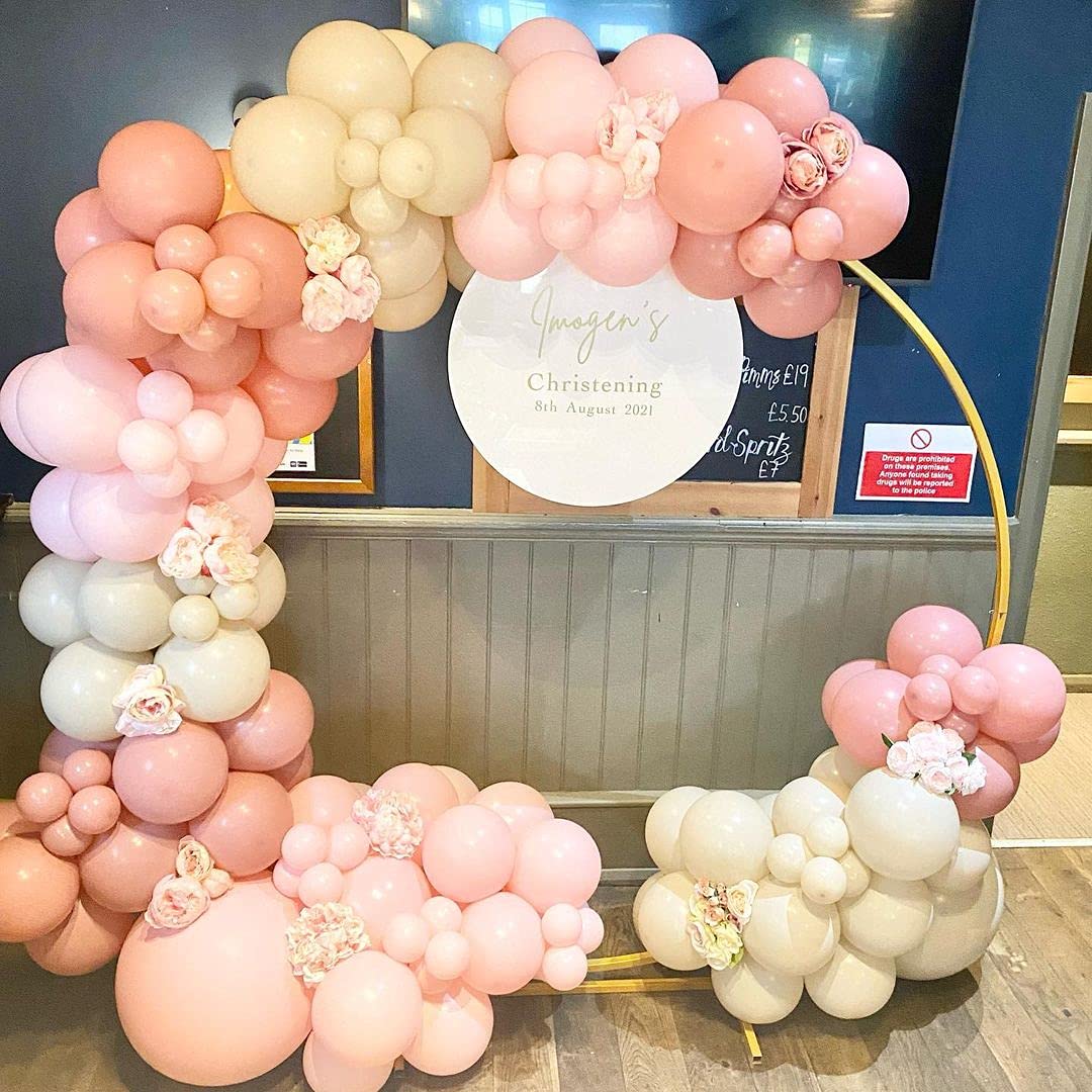 Pink Balloons 12 Inch 50 Pcs Baby Shower Party Balloons Happy Birthday