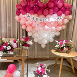 Hot Pink Balloons 100 pcs 12 inch Thicken Latex Hot Pink Balloon Pink