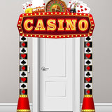 3 Pcs Casino Movie Night Porch Sign Banner Movie Casino Theme Party