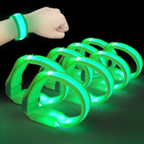 M.best 8pcs LED Light Up Bracelets Glow Flashing Wristbands Glow in