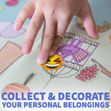 Playbees Emoticon Stickers - 2 Rolls - Kids' Party Favors, Game