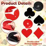 52 Pcs Casino Party Decoration Poker Theme Hanging Swirl Ceiling