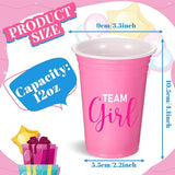 30 Pcs Gender Reveal Plastic Blue Pink Cups Gender Reveal Cups