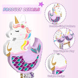 WERNNSAI Unicorn Mermaid Piñata - Unicorn or Mermaid Party Supplies