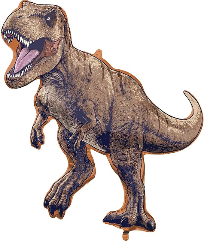 Jurassic Dinosaur World 6th Birthday Party Supplies Foil Balloon