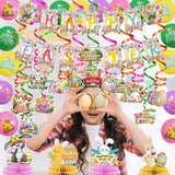 Easter Party Decorations Set Happy Easter Banner Bunny Egg Hanging