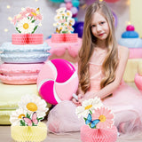 Hotop 9 Pcs Daisy Flower Birthday Party Decorations Daisy Butterfly