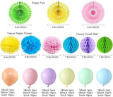 141 Pcs Easter Party Decor Kit Happy Easter Banner Multi Colored