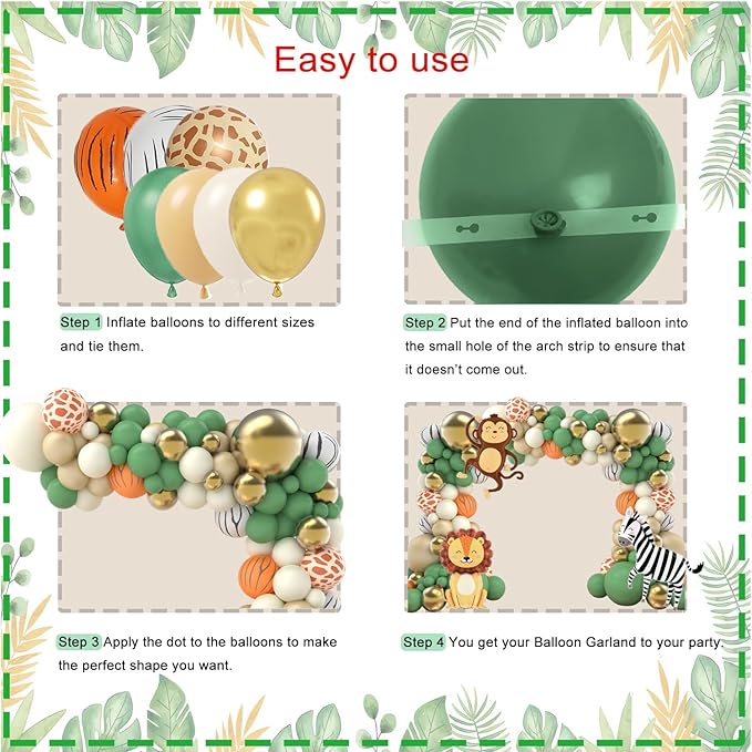 Wild One Birthday Decorations Jungle Safari Animal Theme First