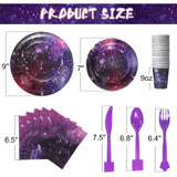 171 Pcs Galaxy Space Party Decoration Table As Shown in Picture