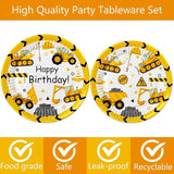 118 Pcs Construction Birthday Party Decorations Dump Truck Paper