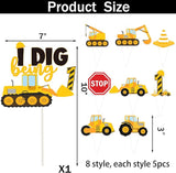 178 Pcs Construction 1st Birthday Party Supplies Dump Truck One Year