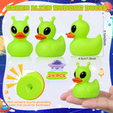 24 Pcs Mini Alien Rubber Ducks Alien Party Favors Small Tiny