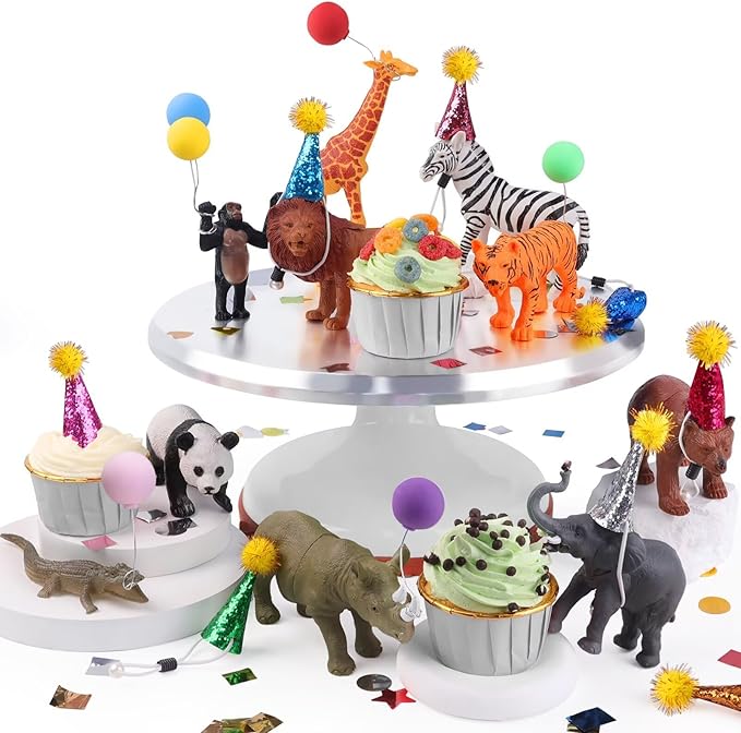 26 PCS Jungle Animal Birthday Party Decorations with Safari Animal