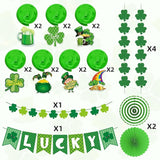Pre Strung St Patricks Day Decorations Shamrock St Patricks Day