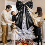 Froova Black Bow Decor, 40 x 24 Inches Large Big Black Bow Party