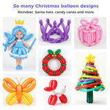 LovesTown 260 Balloons for Twisting Animal Balloons, 150 PCS Assorted