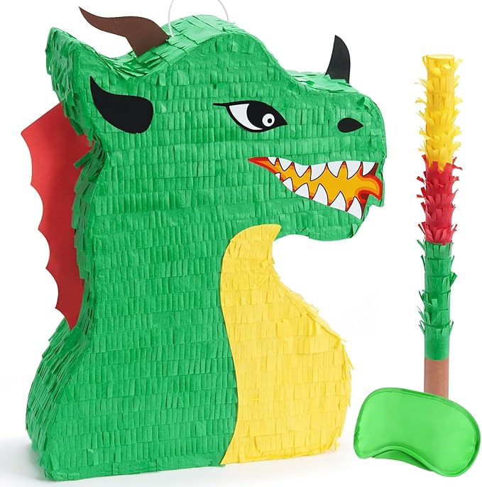 Dragon Piñata Dinosaur Party Supplies Dino Piñata Bundle with