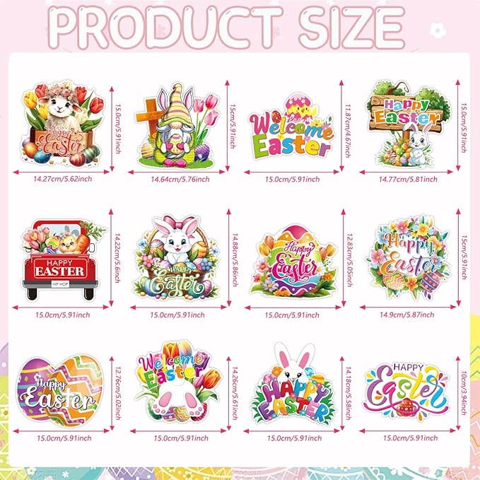 Easter Party Kit Decorations Supplies Happy Easter Rabbit Banner
