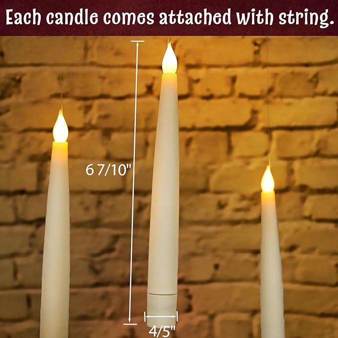 ORIENTAL CHERRY Halloween Decorations Floating LED Candles with