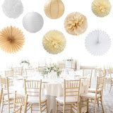 Champagne Gold White Bridal Shower Party Decorations 31pcs Bride to