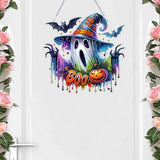 VODAPYC Halloween Diamond Art Hanging Kits for Adults, DIY Double