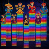 KatchOn, Halloween Fringe Curtain with Skeleton Cutouts – Pack of 8 |