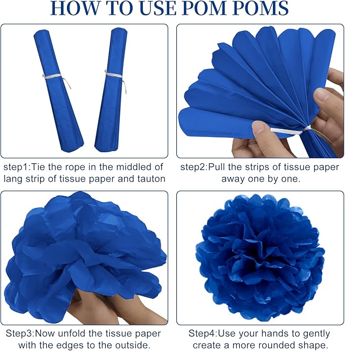 20PCS Retirement Party Decorations Kit for Men Blue Silver