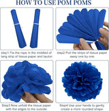 20PCS Retirement Party Decorations Kit for Men Blue Silver