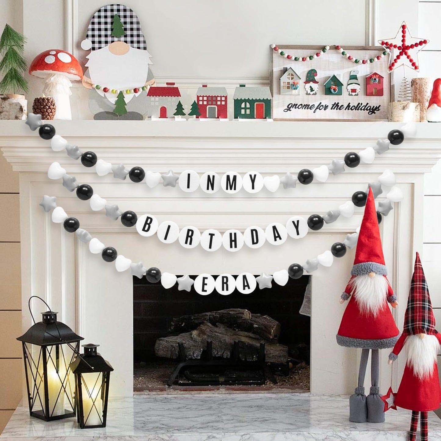 DIY Giant Friendship Bracelet Birthday Garland Kit with Letters Ball