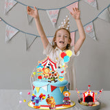 Circus Cake Toppers Carnival Cupcake Toppers Circus Birthday Cake