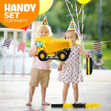 Small Dump Truck Pinata Bundle with a Blindfold and Bat 16 x 9 x 6.5
