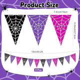 5 Pcs Wednesday Birthday Party Decorations Halloween Spider Web