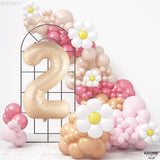 KatchOn, Huge Caramel 2 Balloon Number - 40 Inch, Two Groovy Balloons