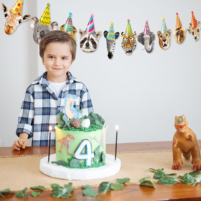 Safari Animals Happy Birthday Banner Wild Animal Banners Party Animal