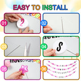 DIY Giant Friendship Bracelet Birthday Garland Kit with Letters Ball