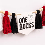 One Rocks High Chair Banner Rock And Roll 1st Birthday Party