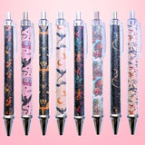 8PC Fantasy Dragon Pens Mystical Gothic Magical Mythical Wizard Sword