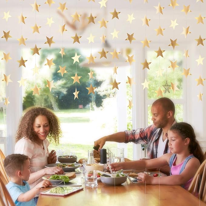 Patelai Glitter Star Garland Banner 2026 Graduation Decor 130 Feet #17