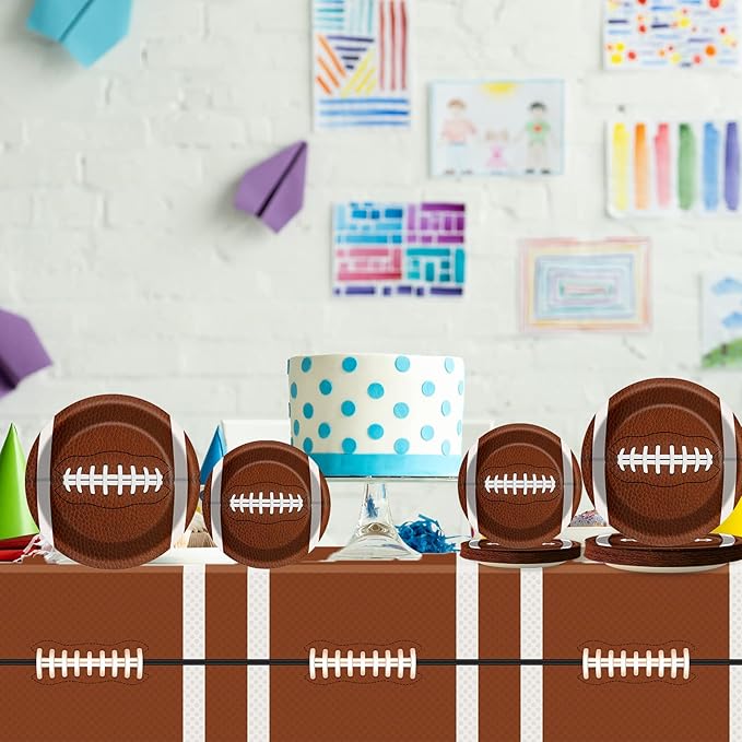 Football Party Tableware Kit for 24 Guests Football Theme Birthday