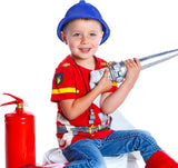 Sumind 48 Packs Construction Party Hats Kids Plastic Worker Helmet